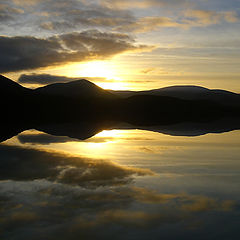 photo "Sunset over Loch Morlich"