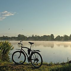 фото "утренняя картинка с велосипедом на ПП"