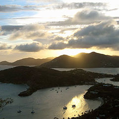 фото "Sunset in the English Harbour"