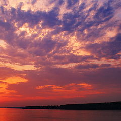 фото "Sunset over Danube"