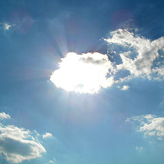 фото "Солнце в облаках"