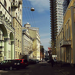 photo "Moscow calm. Somewhere in the New Arbat in the spring."