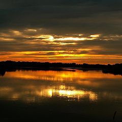 photo "Sunset over Amur river"