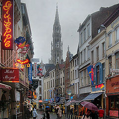 фото "Дождливые сумерки. Брюссель"