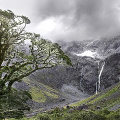 фото "Вид возле Homer Tunnel NZ."