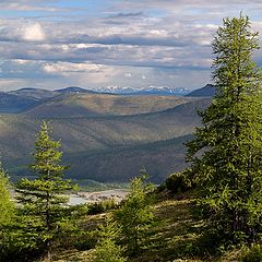 photo "The evening mountain view"