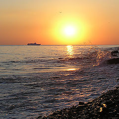 фото "Закат на Черном море"