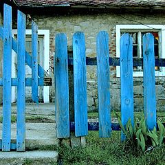 фото "Blue fence"