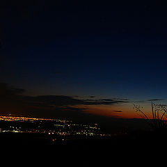 photo "Red moon on city"