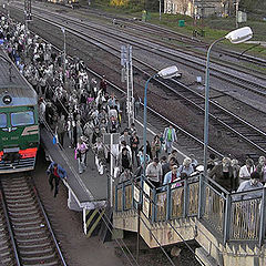 photo "Electric train from Moscow"