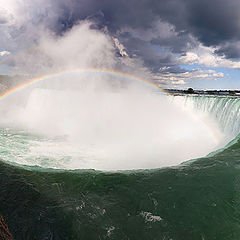 photo "Rainbow on Niagara falls"