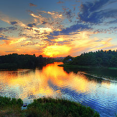 photo "fiery sunset"