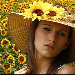 photo "elena e i girasoli"