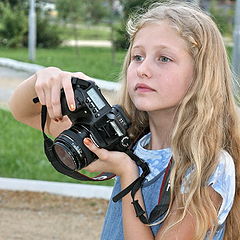 photo "The little photographer"
