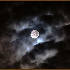 фото "cloudy moon"