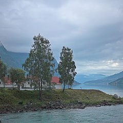 фото "White night on fjord"