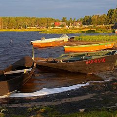 photo "Penorama 5. Landscape with boats/"