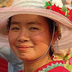 photo "An ornamented young lady, The Rocket Festival in Ban Na Mai village, near Muang Sing, Laos 2007"