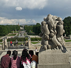 photo "Sculpture park Gustave Vigellana, Oslo."