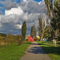 фото "красная палатка"