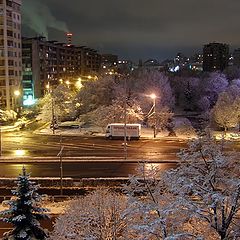 photo "When the snow covers the city"