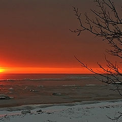 фото "Первый зимний закат"