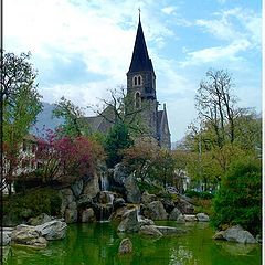 photo "The Japanese garden in Switzerland."