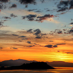 photo "Summer night above 63-rd parallel"