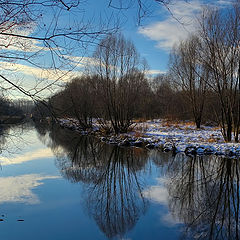 photo "Walking by the river."