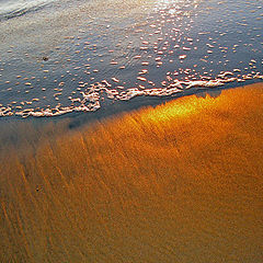 фото "Sunset light on the beach"