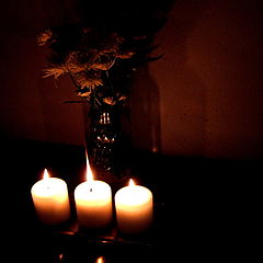 фото "Candles-Wine-Red"