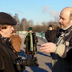 фото ""Два  лектора  на  диспуте  морочат  друг  другу  голову...""