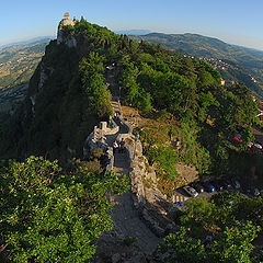 photo "San Marino-castle on the hill"