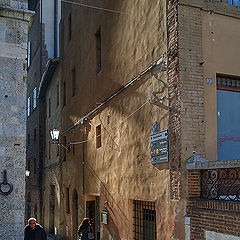 photo "A street in Siena"