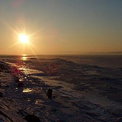 фото "зимний закат"