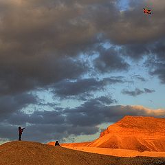 фото "Запускатели змея"