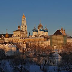 фото "Морозное утро в Сергиево-Троицкой лавре"