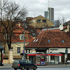 фото "Окна.Крыши.Остановка."