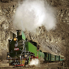 photo "Steam train from the beginning of XX century"