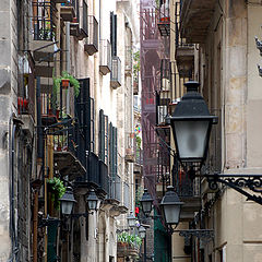 photo "side-streets of Barcelona"