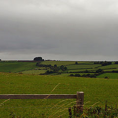 photo "Landscape with a fence"