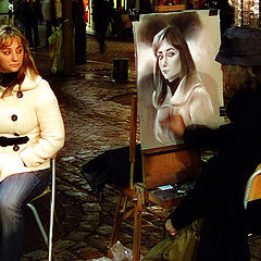 photo "Triple portrait at the Monmartre"