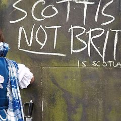 photo "SCOTTISH NOT BRITISH"