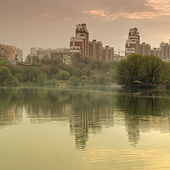 photo "Moscow morning. Fog"