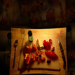 photo "Melancholic reflection on transiency of existence,..."