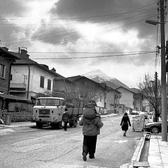 photo "Clouds over Bansko"