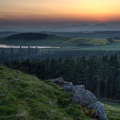 photo "Sunset from Peniel Heugh, Scottish Borders"