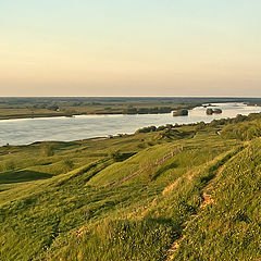 photo "Evening on the bank of the river Oka"