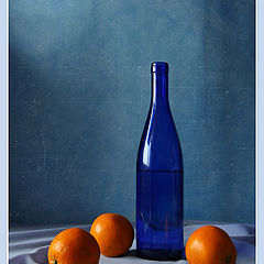 photo "With the blue bottle and oranges"