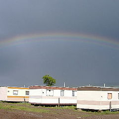 фото "Rainbow above the farm"